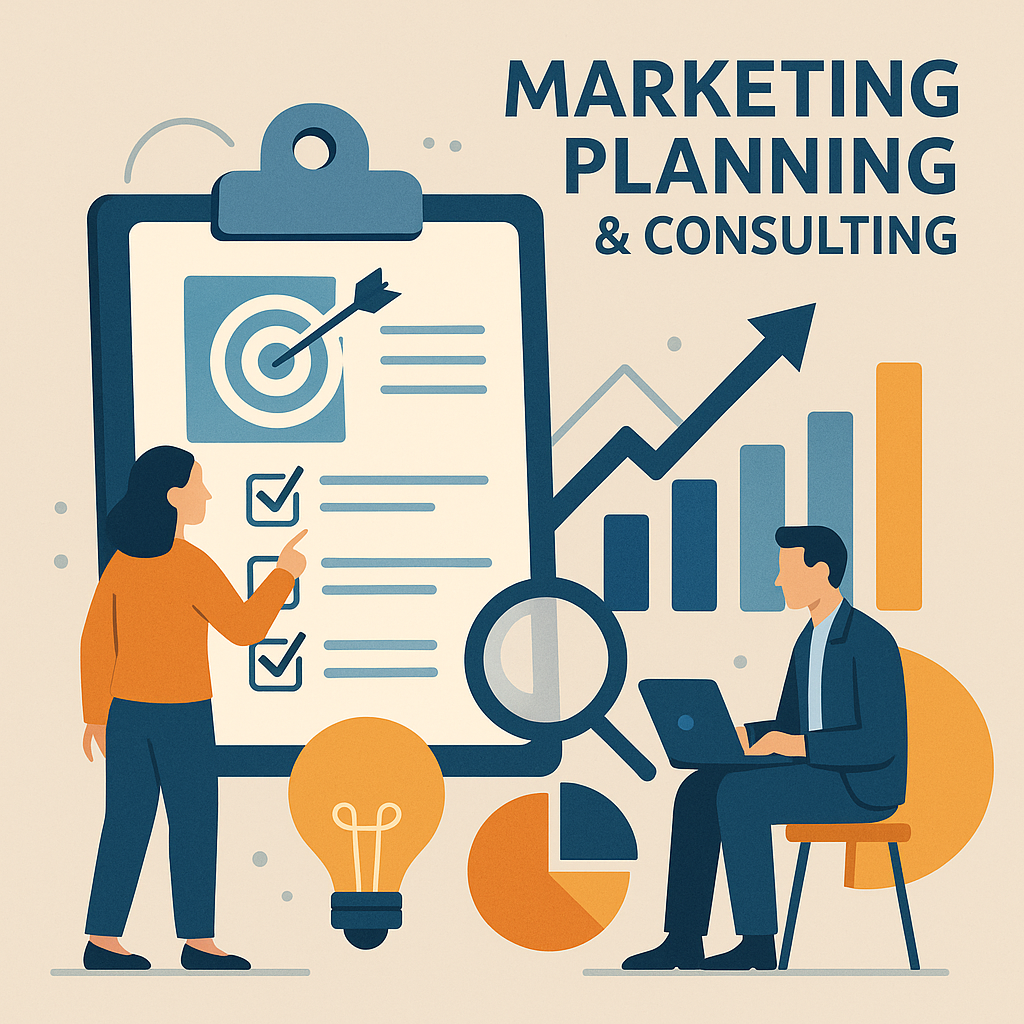 خدمات الخطط والاستشارات التسويقية