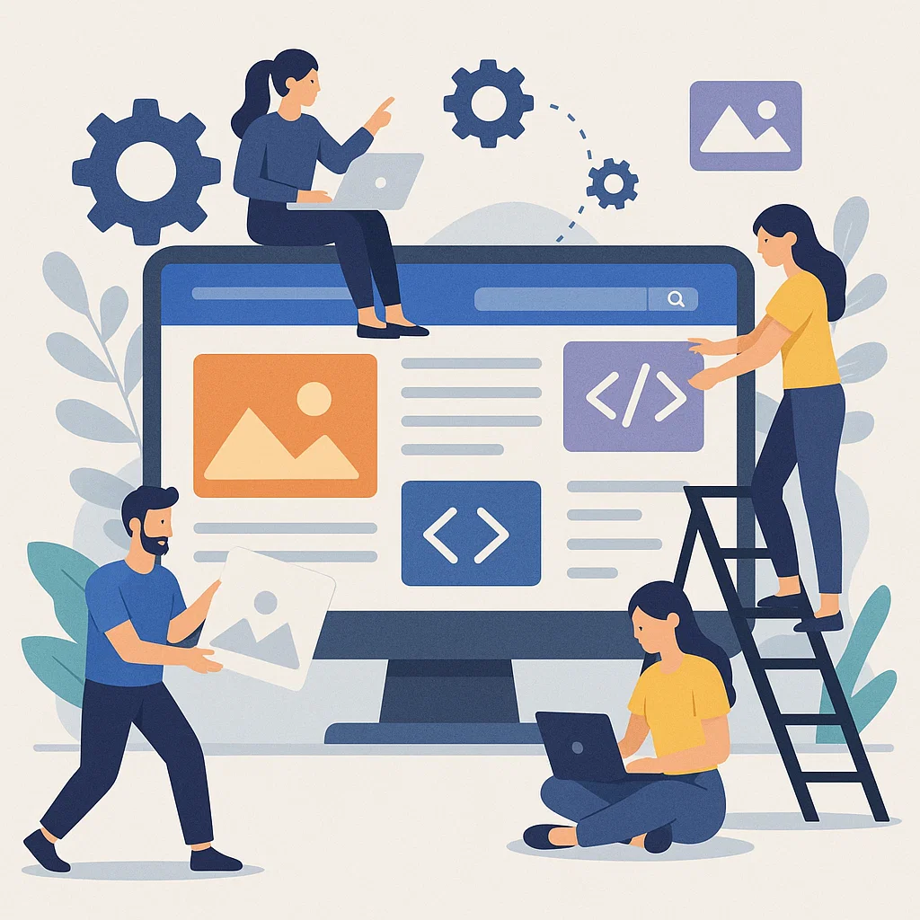 خدمات إنشاء وتطوير الموقع الإلكتروني
